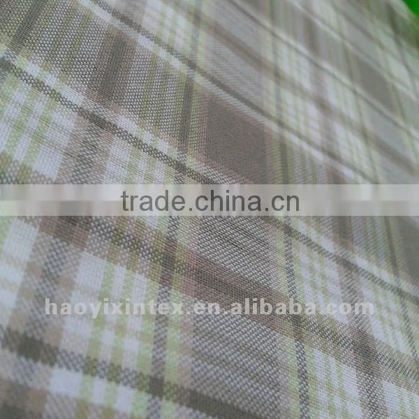 100% Nylon Yarn Dyed Fabric Plaid Fabric