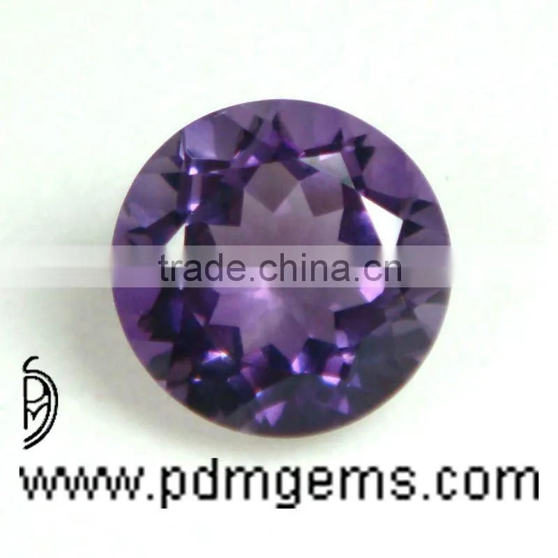 Amethyst Semi Precious Gemstone Round Cut Gemstone For Jewelry From Manufacturer/Wholesaler