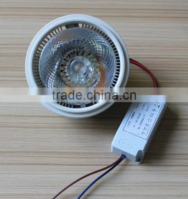 AC110V 230V dimmable led ar111 lamp g53 GU10 12W 15W