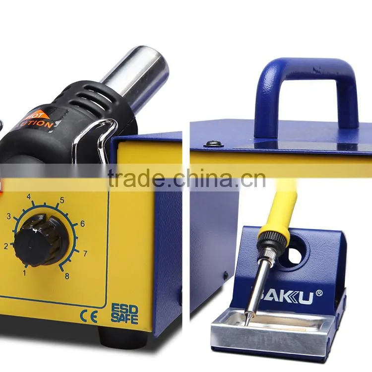 2 in 1 Rework Station heat air gun with solder iron BK701A BAKU New Design
