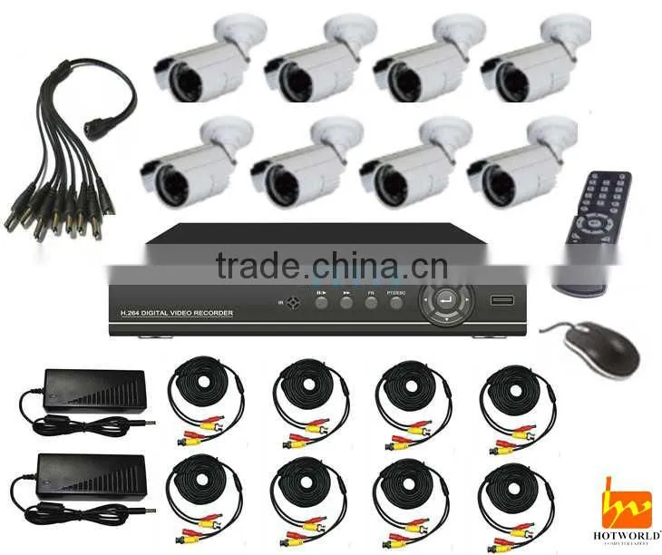 indoor security camera dvr kit 8ch cctv dvr kit