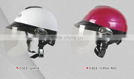 Factory price S M L XL XXL half DOT motorcycle helmet racing helmets low profile DOT Half Helmet D303
