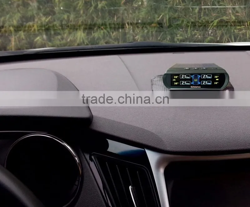 Hot selling CE Certification Car Solar Power TPMS < 100 Psi Max Pressure and Digital Type TPMS