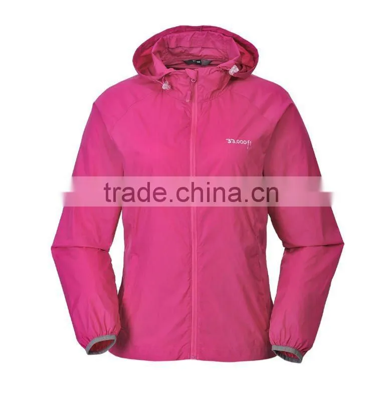 UV protect nylon trekking jacket(2XU14A1)