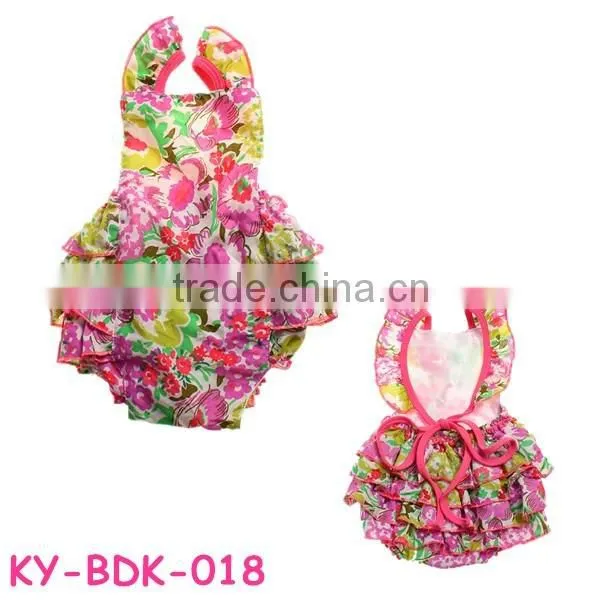 Different fashionable baby wholesale party frock design ruffle dress pattern elegant new born rompers 2016