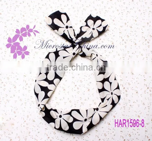 IN STOCK Girls Stretch Knot Rabbit Bow Headband Hairband Strip Headwear Wholesale
