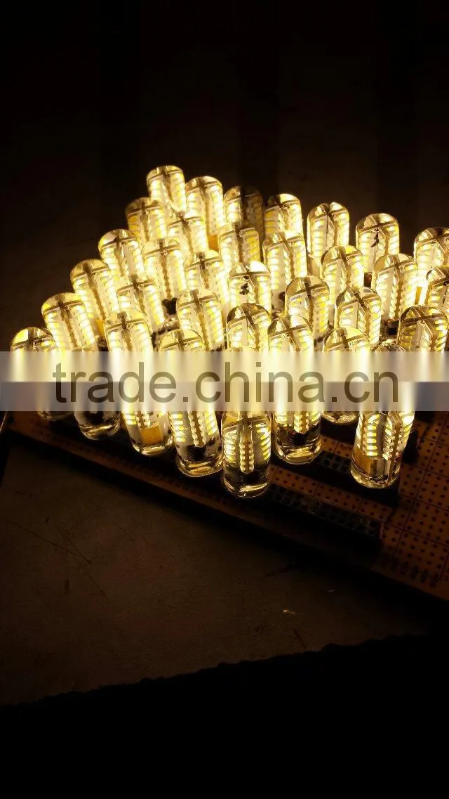 2014 hot selling 0.799 3014 12V DC silicone G4 led light bulb small size