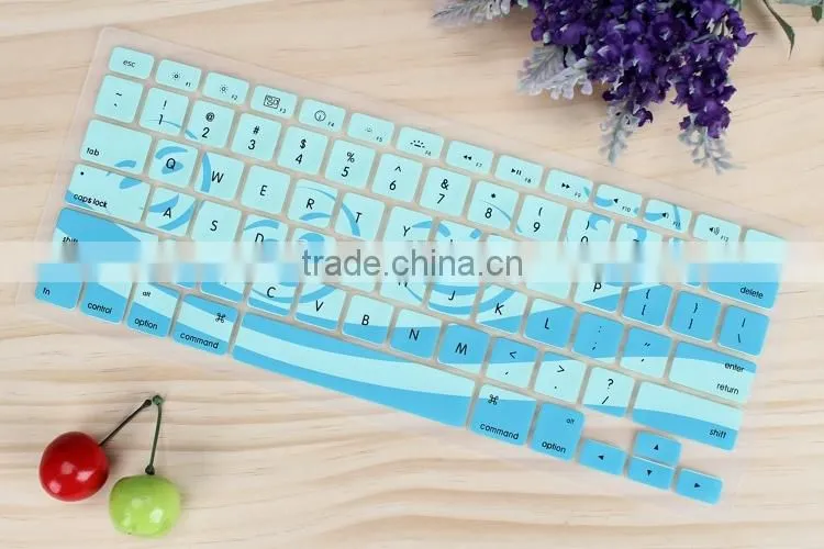 colorful Waterproof and Dustproof camouflagelaptop keyboard cover for macbook keyboard cover