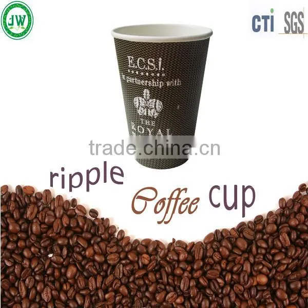 double wall espresso cup hot drink corrugated paper cup hot drink paper cup with handle