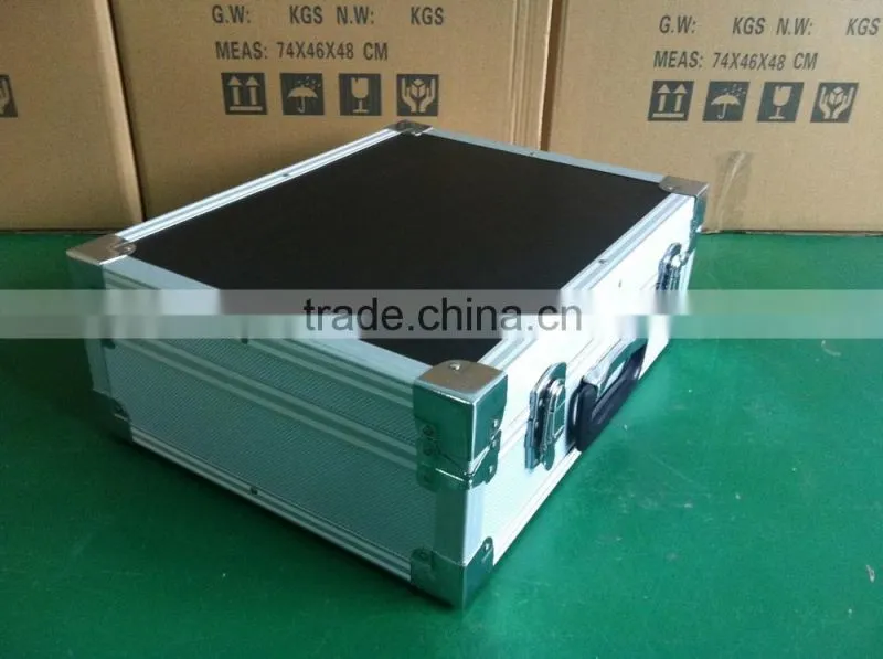 China silver and black carrying aluminum tool box flight case