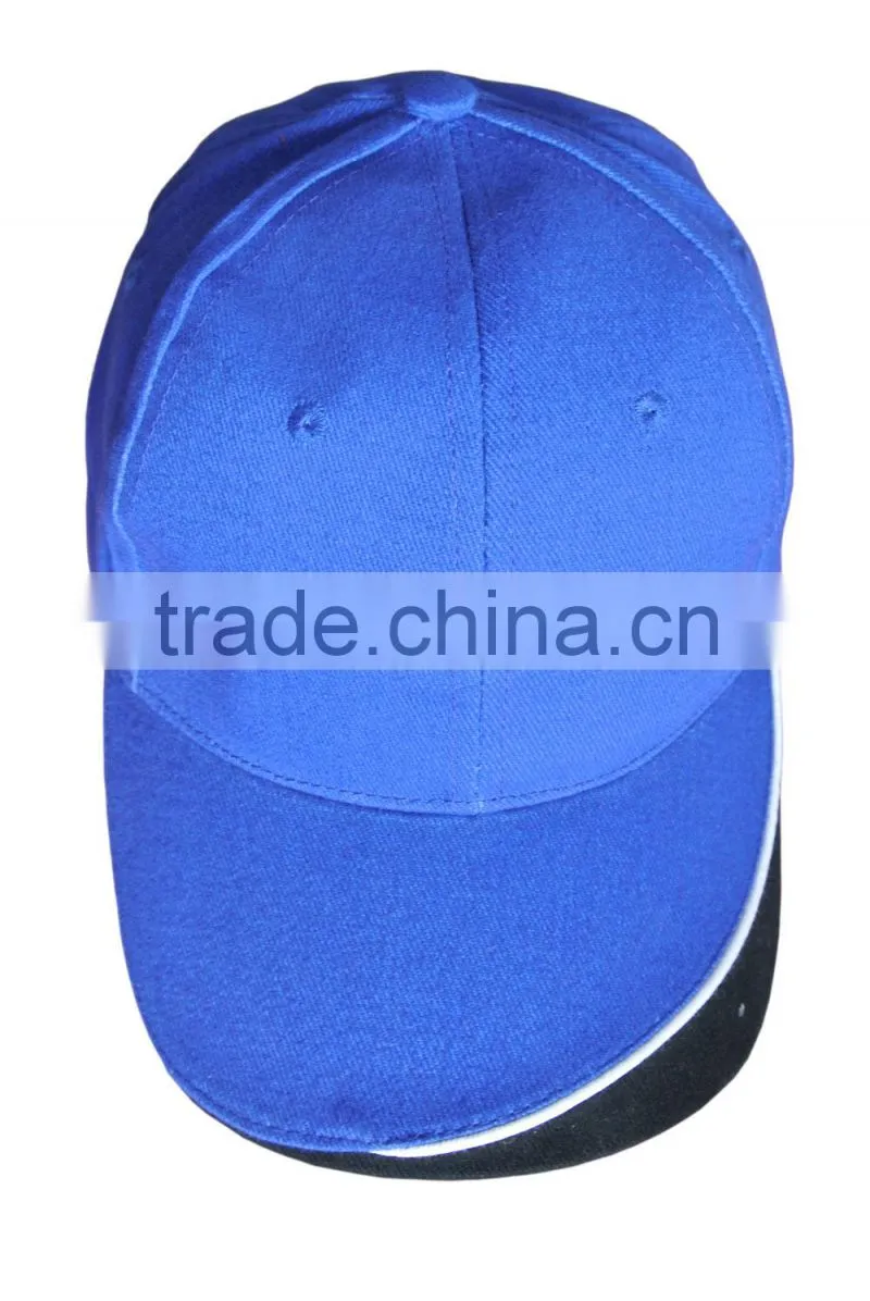 Prmotional two tone color basic baseball cap