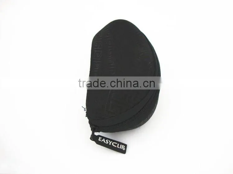Black Hard EVA Zipper Glasses Case,EVA Sunglasses Accessories Case