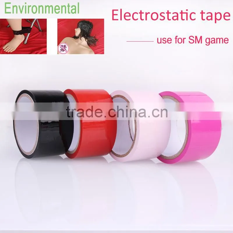 Environmental Sex Electrostatic tape popular adhesive tape adult game, sex duct tape for games