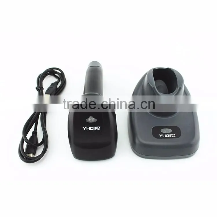 Hot sale barcode reader 2d CCD wireless barcode scanner with memory 433 MHZ frequency bar code scanner