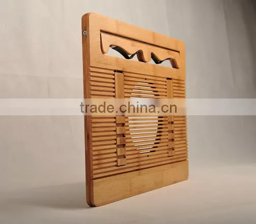 bamboo reading book stand portable type