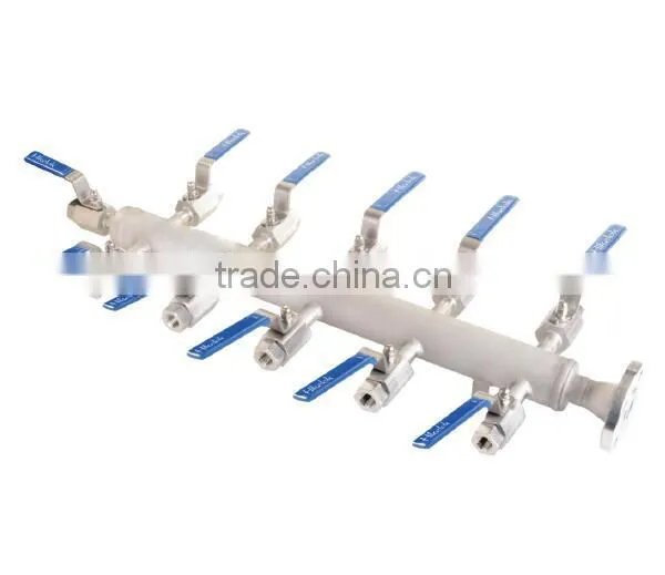 China Manufacuturer Stainless Steel Ball Valve Low Price Air Header