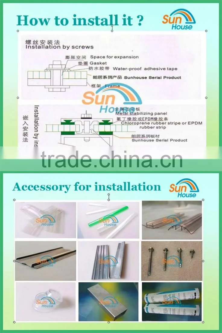 4mm 6mm bronze PC sheet