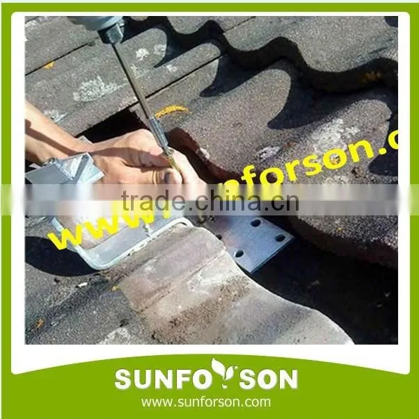 Aluminum Roof Tile Solar Mount System/roof hooks