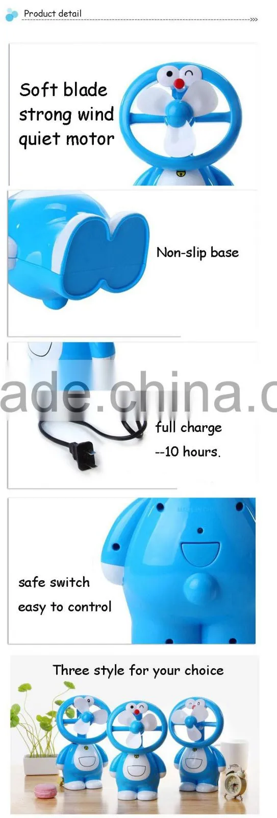 High quality usb programmable message usha rechargeable mini fan toy for kids