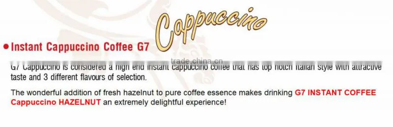 G7 Instant Cappuccino Hazelnut - 500gr