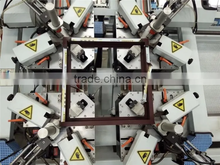 cnc four mitre corner crimping machine aluminum window corner crimping machine