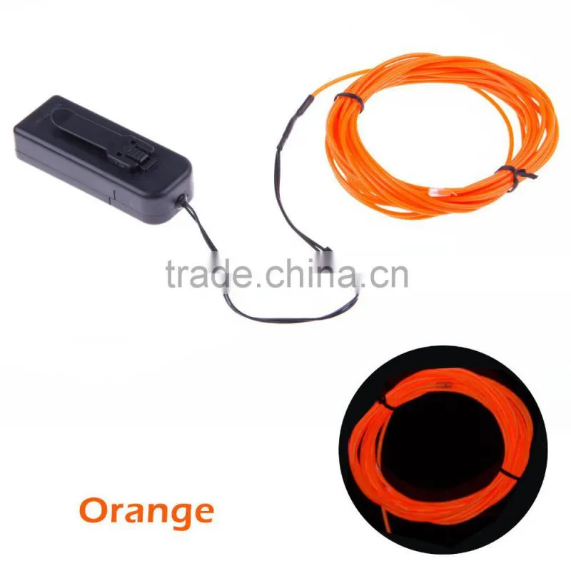 3M Flexible Neon Light Glow EL Wire Rope Car Party Different Colors