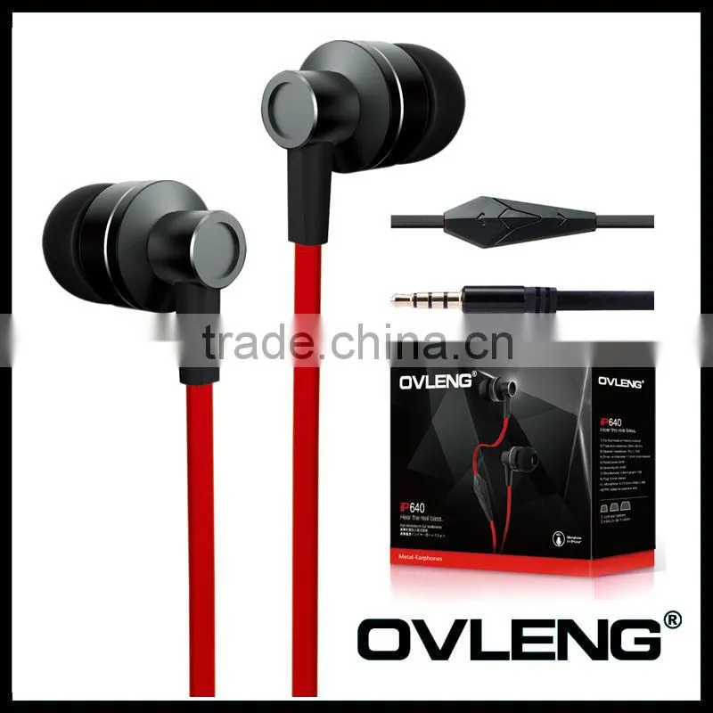 OVLENG IP640 mobile earphone for iphone 5s/ samsung /meizu
