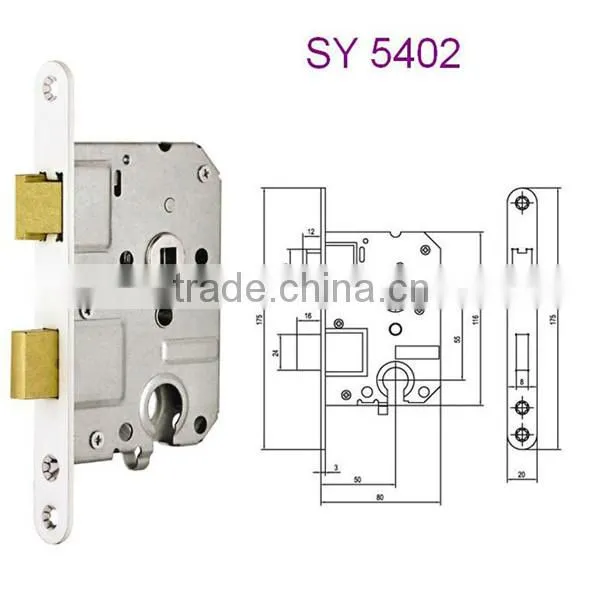 5402 Euro profile cylinder lock Stainless steel door lock door handle lock pick in jiangsu