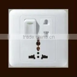 4 gang switch and 4 gang socket with Luminous lamp