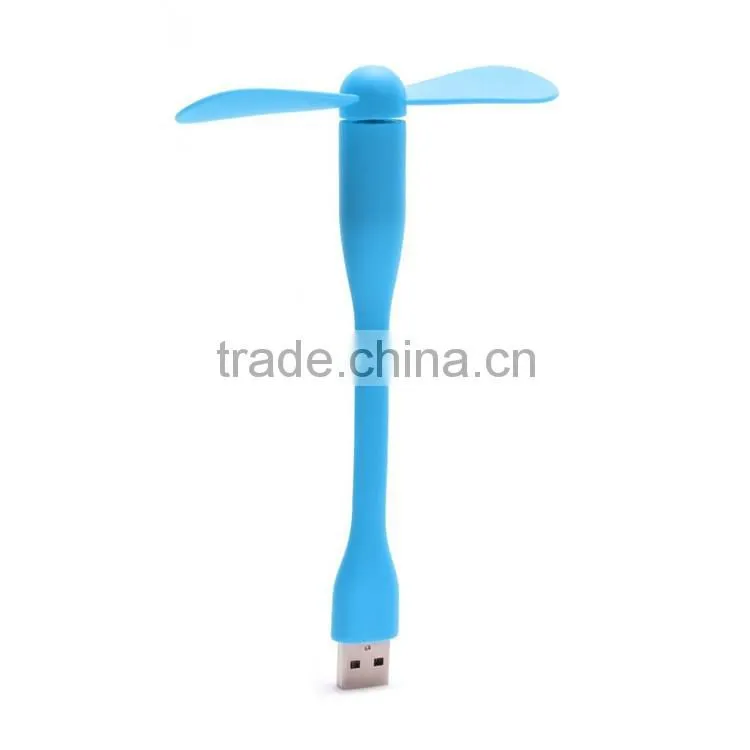 Portable USB Desk Soft Fan Leaves Super Mute Flexible for Laptop Office