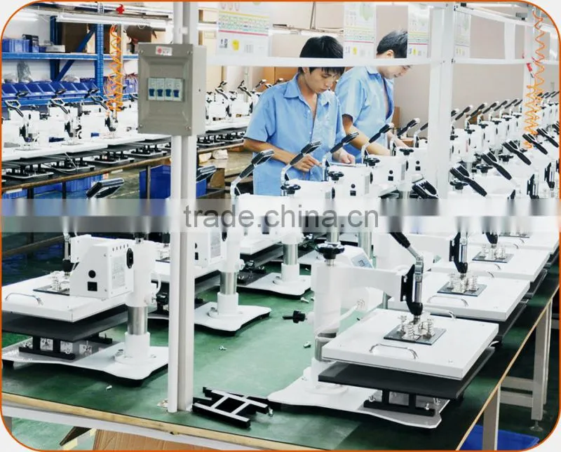 Yuxunda manual double location heat press machine for t shirt printing