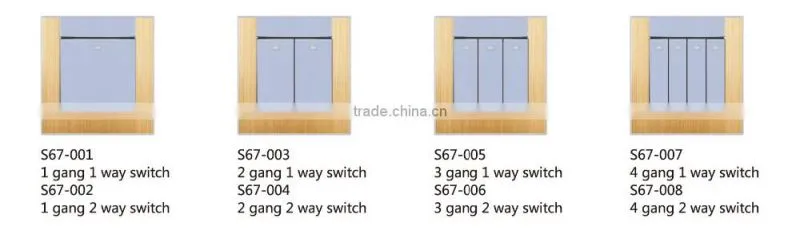 Electrical four way loudspeaker box outlet for home hotel