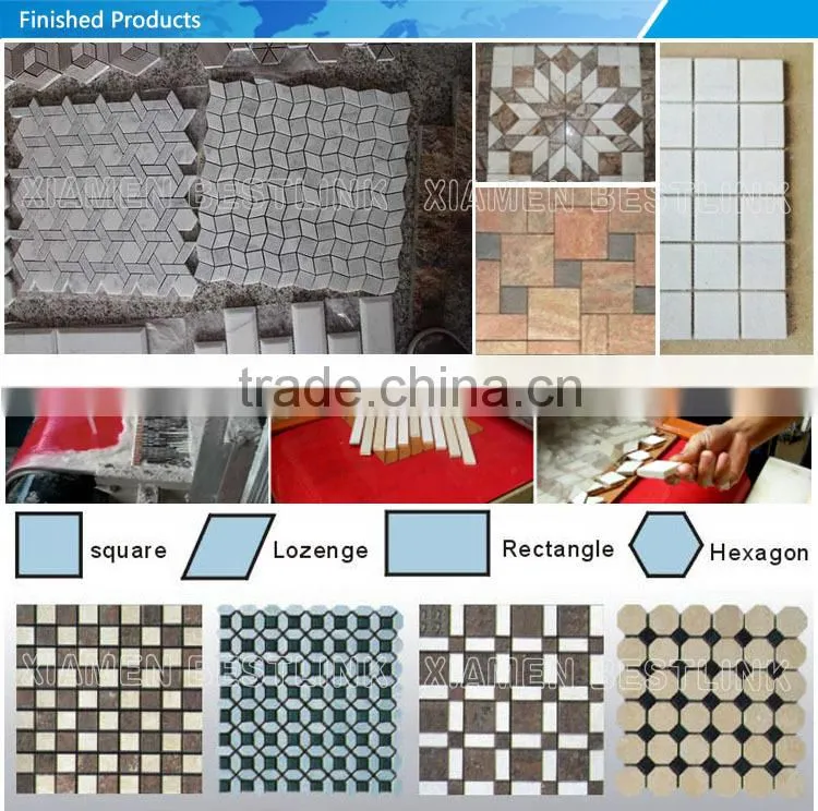 multi blade mosaic tile making machine for ceramic tile and marble and granite