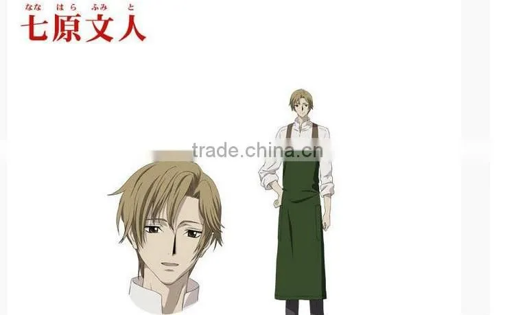 New product Korea fiber wig BLOOD-C nanahararumito male short brown cosplay wig
