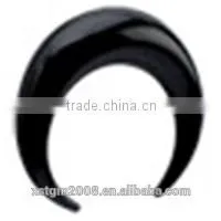 print flower acrylic ear plug jewelrys