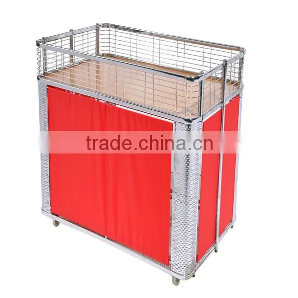 supermarket foldable exhibition promotion table HSX-S671 display stand promotion
