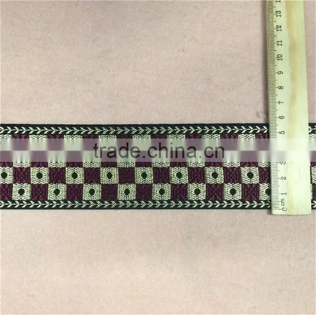 Colourful Jacquard Webbing/Ribbon For Clothing