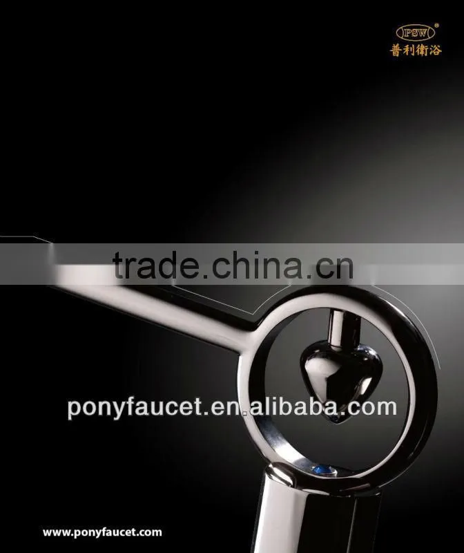 High Quality Taiwan made polished mounted single handle water tap faucet