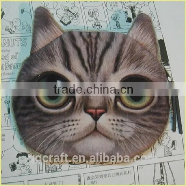 Fashion Cheap Cat and Dog Face Cat Frame Purse & Ladies Purse