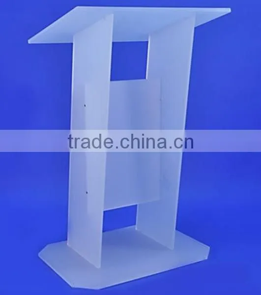 Clear modern acrylic podium