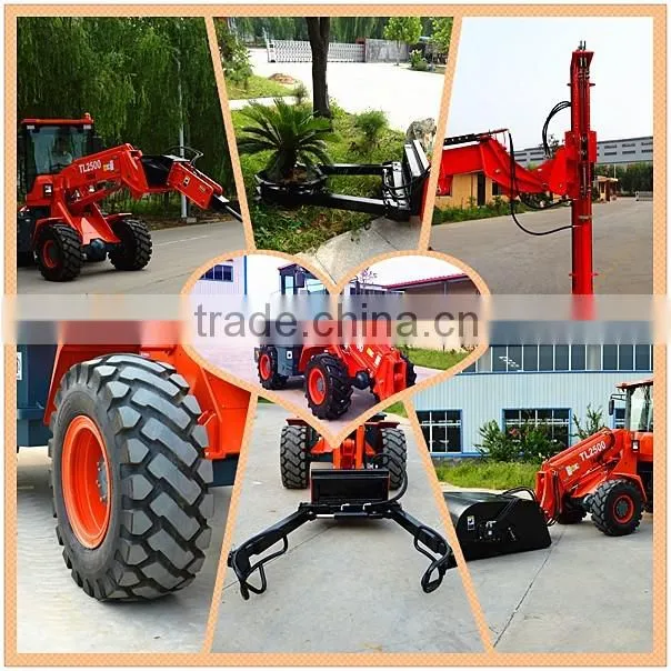80HP front end loader as agriculture machinery