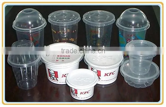 2012 High-Speed Good Quality Low Price Automatic disposable Cup Lid Machine Plastic Cup Lid Machine