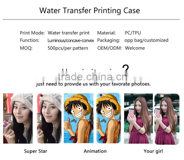Design your Case for iphone 6,water transfer printing case,OEM/ODM for iphone 6