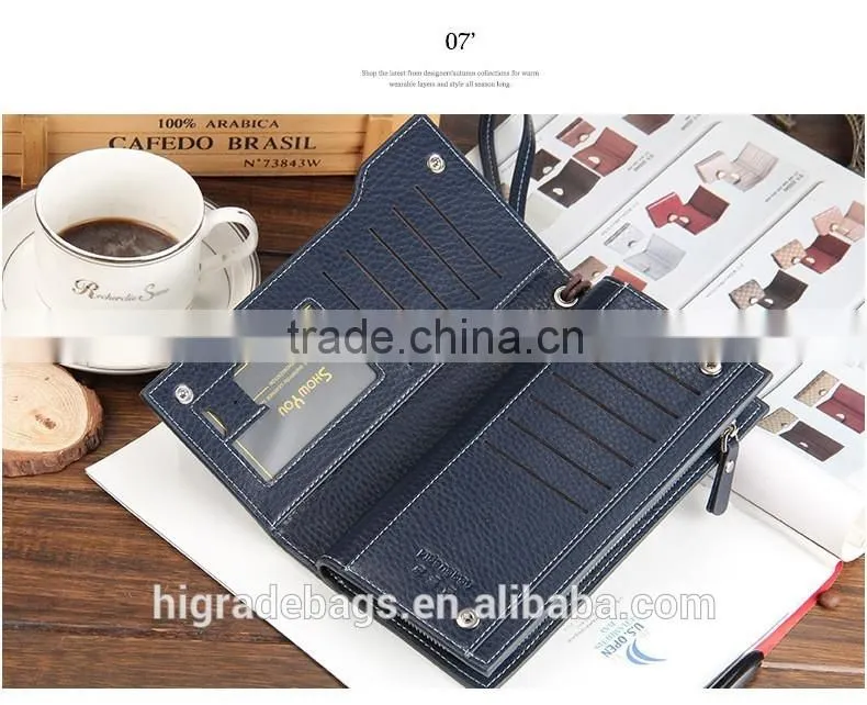 2016 purse imperial engraved leather wallet, men wallet