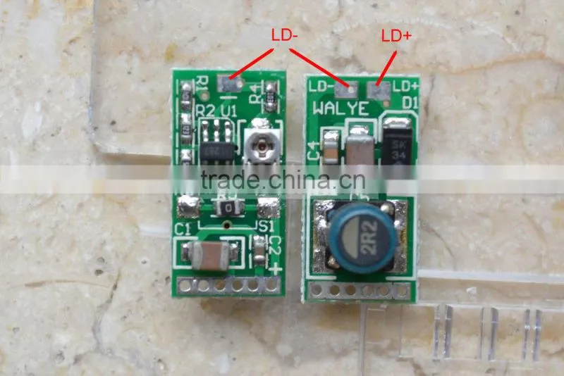 445nm 447nm 450nm 1w 1.4w 1.6w Laser Diode Drive / Driver 3.7V-9x20mm