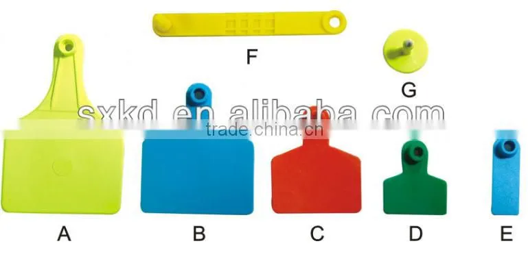 2016 ZJKR high quality plastic animal ear tag