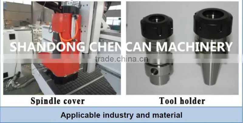 CNC servo motor woodworking machine 1325 with vacuum worktable