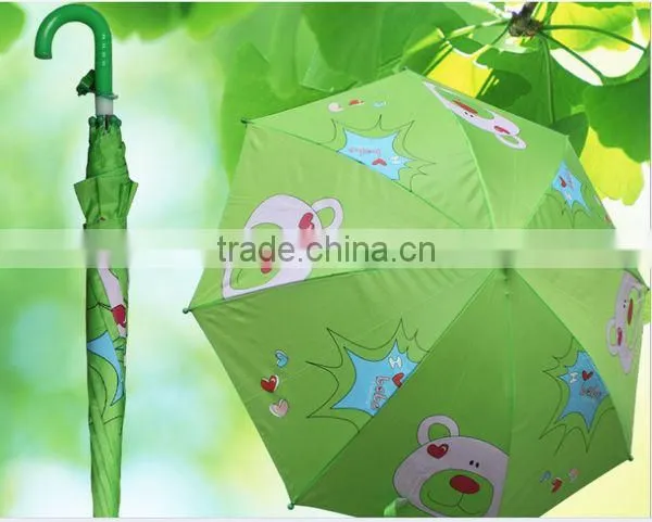 Automatic Whistle Arched Heart Bear Children Umbrella