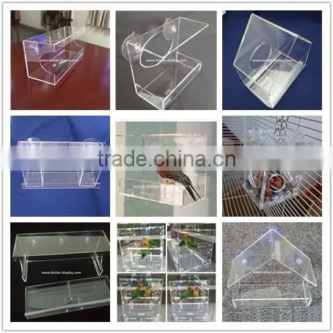 wholesale acrylic bird seed bird houses