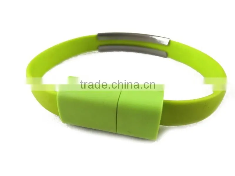 Crystal Bracelet USB Cable Sync Data Charger Cables For Android